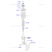 MOBIS NEW FRONT SHOCK ABSORBERS FOR HYUNDAI I10 2010-16 MOBIS NEW FRONT SHOCK ABSORBERS FOR HYUNDAI I10 2010-16
