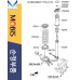 MOBIS NEW REAR SHOCK ABSORBERS FOR KIA K9 / K900 / QUORIS 2014-18 MNR