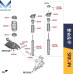 MOBIS NEW REAR SHOCK ABSORBERS FOR KIA K9 / K900 2018-21 MOBIS NEW REAR SHOCK ABSORBERS FOR KIA K9 / K900 2018-21