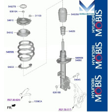 MOBIS FRONT SHOCK ABSORBERS FOR KIA CARNIVAL KA4 2020-23