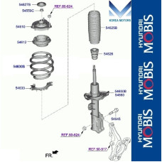 MOBIS PEREDNYE AMMORTIZATORY DLY KIA NIRO HEV EV 2022-25Y