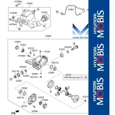 50-501 ZADNIY DIFFERENTIAL KIA SELTOS 2019-22