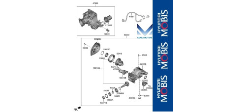 50-501 ZADNIY DIFFERENTIAL KIA SORENTO MQ4 2020-25