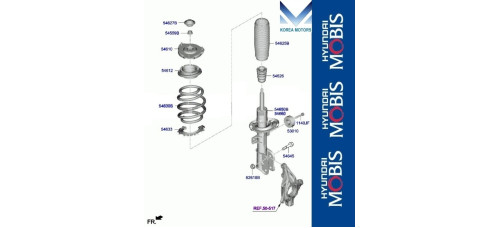 MOBIS FRONT SHOCK ABSORBERS FOR KIA SORENTO MQ4 2020-23 MOBIS FRONT SHOCK ABSORBERS FOR KIA SORENTO MQ4 2020-23