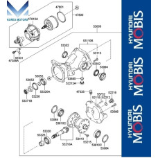 50-501 ZADNIY DIFFERENTIAL KIA SPORTAGE 2004-09