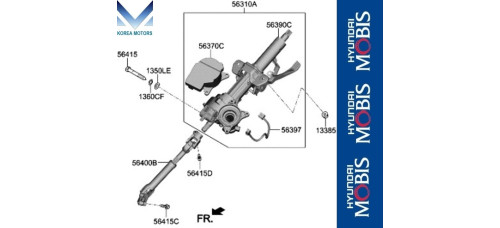 MOBIS COLUMN ASSY-STEERING SET FOR KIA SPORTAGE 2021-24