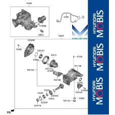 50-501 ZADNIY DIFFERENTIAL KIA SPORTAGE 2021-24