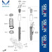 MOBIS REAR SHOCK ABSORBERS 2WD 4WD FOR KIA STINGER 2020-23 MOBIS REAR SHOCK ABSORBERS 2WD 4WD FOR KIA STINGER 2020-23