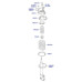 MOBIS FRONT REAR SHOCK ABSORBERS HYUNDAI MATRIX LAVITA 2001-06 MOBIS FRONT REAR SHOCK ABSORBERS HYUNDAI MATRIX LAVITA 2001-06
