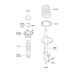 MOBIS FRONT REAR SHOCK ABSORBERS HYUNDAI MATRIX LAVITA 2001-06 MOBIS FRONT REAR SHOCK ABSORBERS HYUNDAI MATRIX LAVITA 2001-06