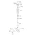 MOBIS FRONT SHOCK ABSORBER ASSY SET FOR KIA MOHAVE 2008-16