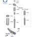 MOBIS NEW REAR SHOCK ABSORBER FOR HYUNDAI PALISADE 2018-24