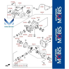 50-501 ZADNIY DIFFERENTIAL HYUNDAI SANTA FE DM 2012-15