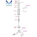 MOBIS FRONT SHOCK ABSORBER HYUNDAI SANTA FE 15-18