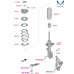 MOBIS FRONT SHOCK ABSORBER FOR HYUNDAI SANTA FE TM 18-20