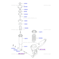 MOBIS REAR SHOCK ABSORBER FOR HYUNDAI SANTA FE 2000-05 MOBIS REAR SHOCK ABSORBER FOR HYUNDAI SANTA FE 2000-05