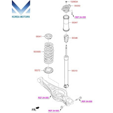 MOBIS REAR SHOCK ABSORBERS FOR HYUNDAI SONATA 2017-19 MOBIS REAR SHOCK ABSORBERS FOR HYUNDAI SONATA 2017-19