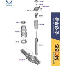 MOBIS NEW REAR SHOCK ABSORBERS FOR HYUNDAI SONATA 2019-22