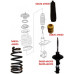 MOBIS FRONT SHOCK ABSORBER HYUNDAI GRAND STAREX H-1 iLOAD 2007-15