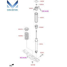 MOBIS NEW REAR SHOCK ABSORBER FOR HYUNDAI TUCSON 2018-21