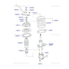 MOBIS NEW FRONT SHOCK ABSORBER FOR HYUNDAI TUCSON 2004-10 MOBIS NEW FRONT SHOCK ABSORBER FOR HYUNDAI TUCSON 2004-10
