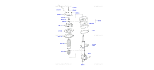 MOBIS NEW FRONT SHOCK ABSORBER FOR HYUNDAI TUCSON 2004-10
