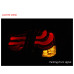 AUTOLAMP F10-STYLE LED TAILLIGHTS SET CHEVROLET CRUZE 2011-14