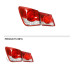 AUTOLAMP - INFINITI STYLE LED TAILLIGHTS CHEVROLET CRUZE 2011-13