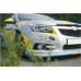 AUTOLAMP UU BLACK BEZEL HEADLIGHTS SET FOR CHEVROLET CRUZE 2011-14