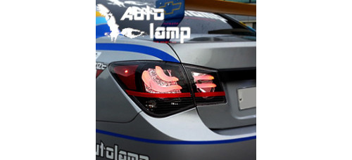AUTOLAMP CHEVROLET CRUZE - EUROPEAN STYLE LED TAILLIGHTS 2011-14