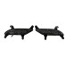 AUTOLAMP REAR LED REFLECCTOR BLACK HYUNDAI SANTA FE 2012-17 MNR