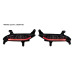 AUTOLAMP REAR LED REFLECCTOR BLACK HYUNDAI SANTA FE 2012-17 MNR