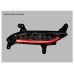 AUTOLAMP REAR LED REFLECCTOR BLACK HYUNDAI SANTA FE 2012-17 MNR