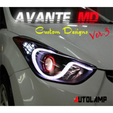 AUTOLAMP LED HEADLIGHTS VER.3 HYUNDAI AVANTE MD / ELANTRA 2010-12