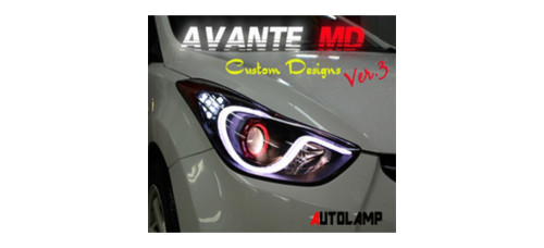 AUTOLAMP LED HEADLIGHTS VER.3 HYUNDAI AVANTE MD / ELANTRA 2010-12