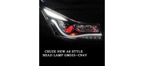 AUTOLAMP A8 STYLE PROJECTOR HEADLIGHTS CHEVROLET CRUZE 2014-15