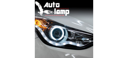 AUTOLAMP AUDI STYLE LED HEADLIGHTS HYUNDAI AVANTE ELANTRA 2010-13