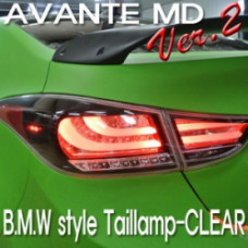 AUTOLAMP F10 STYLE LED TAILLIGHTS HYUNDAI AVANTE ELANTRA 2010-13