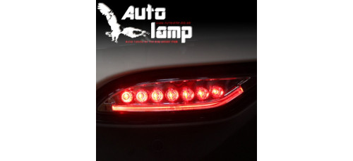 AUTOLAMP REAR LED REFLECCTOR BLACK HYUNDAI SANTA FE 2012-17 MNR