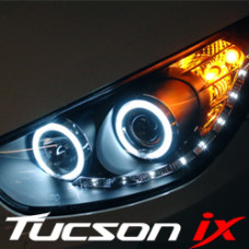 AUTOLAMP AUDI CCFL LED DUAL ANGEL EYE HEADLIGHTS HYUNDAI TUCSON IX35 2009-13 MNR