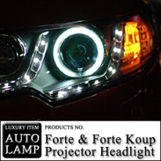 AUTOLAMP CCFL LED PROJECTOR HEAD LIGHTS KIA FORTE KOUP 2009-12 AUTOLAMP CCFL LED PROJECTOR HEAD LIGHTS KIA FORTE KOUP 2009-12