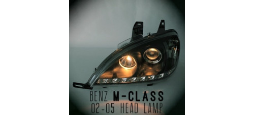 AUTOLAMP LED PROJECTOR HEADLIGHTS MERCEDES-BENZ M-CLASS 2002-05