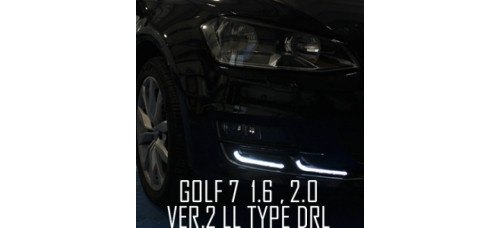 AUTOLAMP DAYTIME RUNNING LIGHTS LED TYPE VOLKSWAGEN GOLF 2013-14
