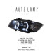 AUTOLAMP LED DUAL EYES PROJECTOR HEADLIGHTS BMW E90 / E91 2006-08