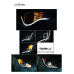 AUTOLAMP AUDI STYLE LED HEADLIGHTS SET HYUNDAI TUCSON IX35 2009-13