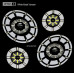 EXLED-PANEL TAILLIGHTS LED MODULES CHEVROLET SPARK 2011-14