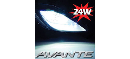 EXLED FOG LAMP POWER LED MODULES HYUNDAI ELANTRA AVANTE 2010-13