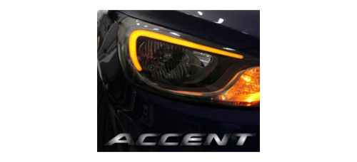 EXLED HYUNDAI NEW ACCENT - 2-WAY EYELINE LED MODULE SET