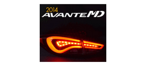 EXLED PANEL REAR POWER LED BRAKE MODULES HYUNDAI AVANTE MD 2013-15
