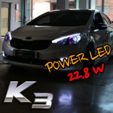EXLED-LED EYELINE UPGRADE MODULE DIY KIT KIA K3 CERATO 2012-14